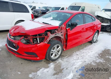 2017 Chevrolet Cruze Lt Auto из США, поврежденный, VIN 1G1BE5SM3H7238749